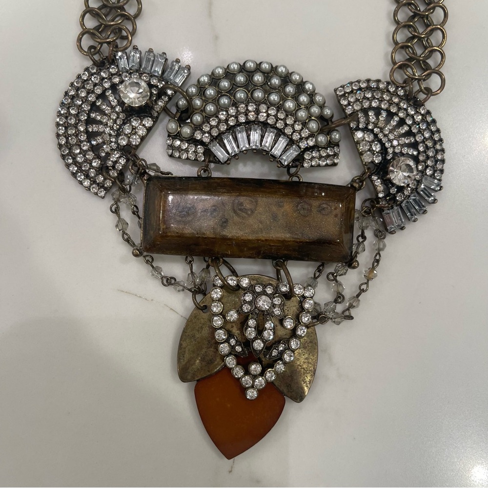 Nordstrom Statement Adjustable Chocker Necklace - image 4